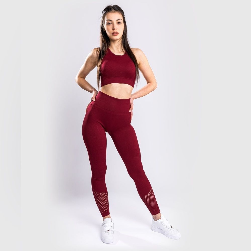 Seamless Rib-knit Sports Cropped Tank Top Size M